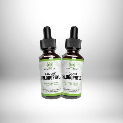 Liquid Chlorophyll Drops: Natural Detox, Deodorant & Gut Support – 4-Month Supply